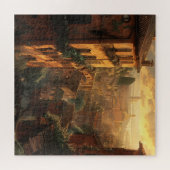 Puzzle Coucher de soleil sur les collines italiennes anti (Horizontal)