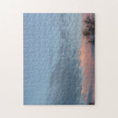 Puzzle Coucher de soleil sur les nuages roses (Vertical)