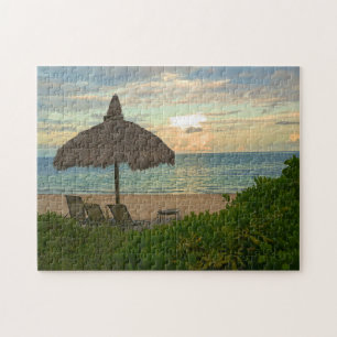 Puzzle Coucher de soleil sur Miami Beach.