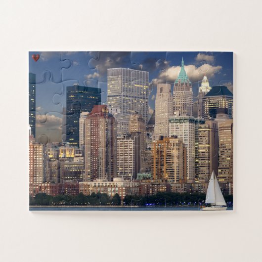 Puzzle Coucher de soleil sur New York (Horizontal)
