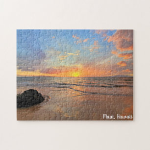 Puzzle Coucher de soleil sur Orange Maui