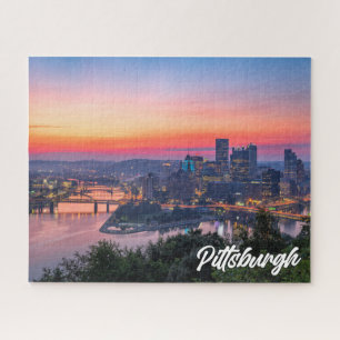 Puzzle Coucher de soleil sur Pittsburgh, Pennsylvanie