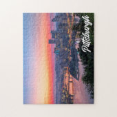 Puzzle Coucher de soleil sur Pittsburgh, Pennsylvanie (Vertical)