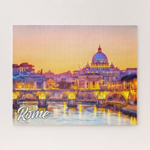 Puzzle Coucher de soleil sur Rome, Italie