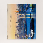 Puzzle Coucher de soleil sur Tokyo, Japon (Vertical)