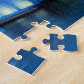 Puzzle Coucher de soleil sur Tokyo, Japon (Côté)