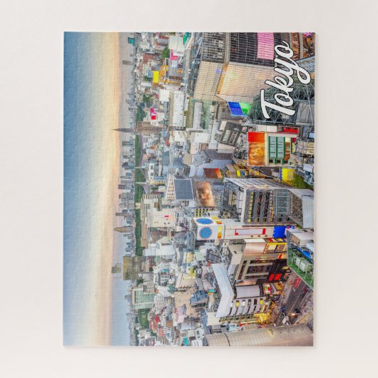 Puzzle Coucher de soleil sur Tokyo, Japon (Vertical)