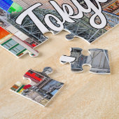 Puzzle Coucher de soleil sur Tokyo, Japon (Côté)