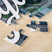 Puzzle Coucher de soleil sur Tokyo, Japon (Côté)