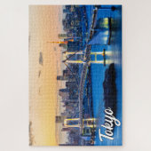 Puzzle Coucher de soleil sur Tokyo, Japon (Vertical)