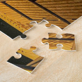 Puzzle Coucher De Soleil Sur Une Ferme De L'Alberta (Côté)