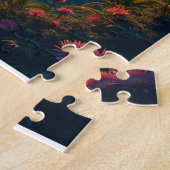 Puzzle Coucher de soleil sur une jungle tropicale (Côté)