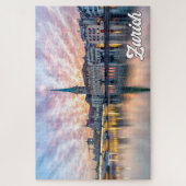 Puzzle Coucher de soleil sur Zurich, Suisse (Vertical)