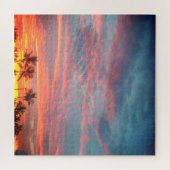 Puzzle Coucher de soleil tropical (Horizontal)