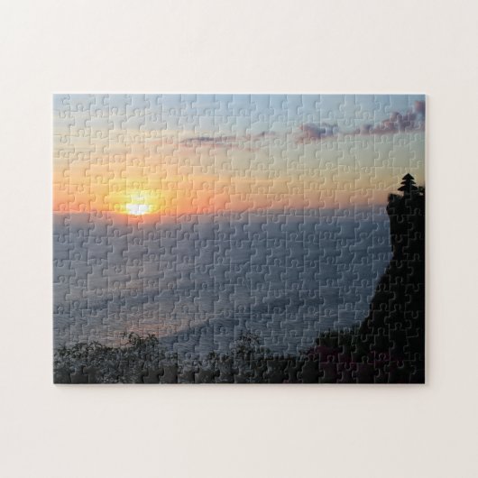 Puzzle Coucher de soleil tropical (Horizontal)