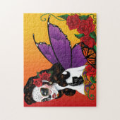 Puzzle Coucher de soleil velu de sucre SKull (Vertical)
