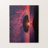 Puzzle Coucher de soleil violet (Vertical)