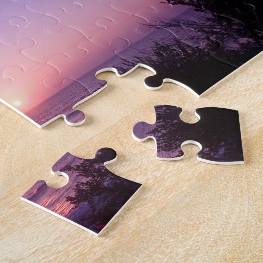 Puzzle coucher du soleil à West End, Cayman Brac, îles Ca (Côté)