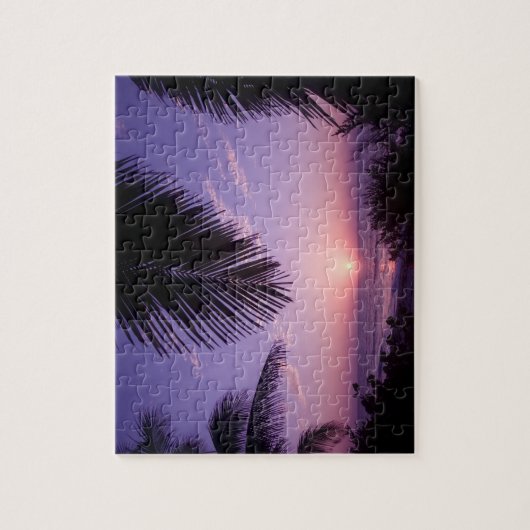 Puzzle coucher du soleil à West End, Cayman Brac, îles Ca (Vertical)