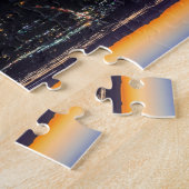 Puzzle Coucher du soleil abondant de temple mormon de Lds (Côté)