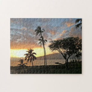 Puzzle Coucher du soleil au-dessus de baie de Maalaea,
