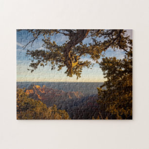 Puzzle Coucher du soleil au-dessus de canyon grand