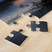 Puzzle Coucher du soleil au-dessus de lac Maine Katahdin (Côté)