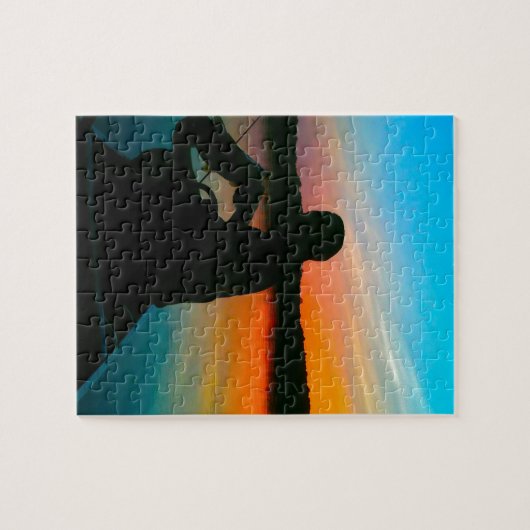 Puzzle Coucher du soleil bas (Horizontal)