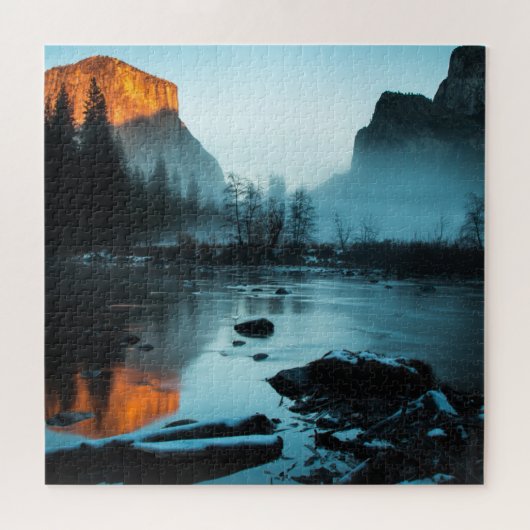 Puzzle Coucher du soleil brumeux dans Yosemite (Horizontal)