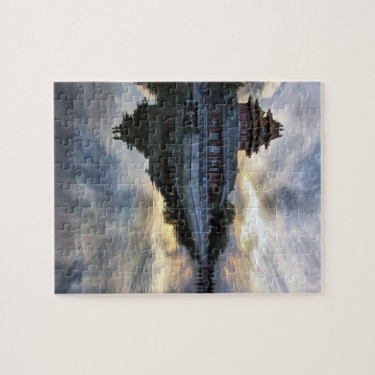 Puzzle Coucher du soleil chez le Cité interdite (Horizontal)