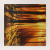 Puzzle Coucher du soleil dans la forêt (Horizontal)