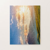 Puzzle Coucher du soleil dans les montagnes (Vertical)