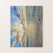 Puzzle Coucher du soleil d'Aruba au-dessus de mer mobile (Vertical)