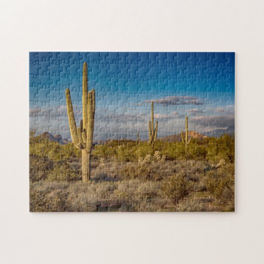 Puzzle Coucher du soleil de cactus en Arizona (Horizontal)