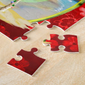 Puzzle Coucher du soleil de plage de Noël (Côté)