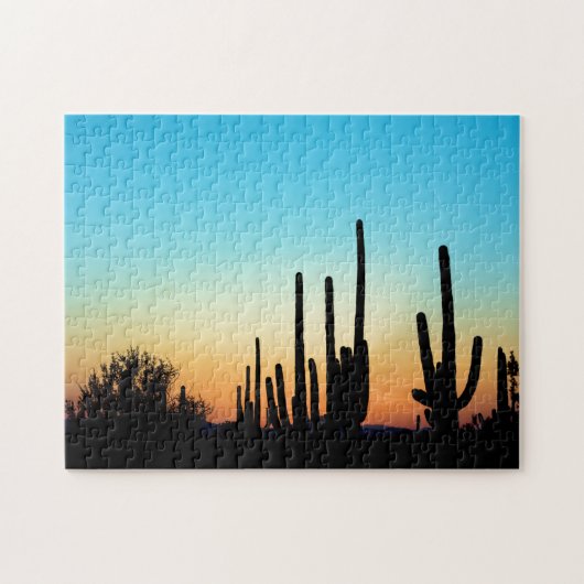Puzzle Coucher du soleil de Saguaro (Horizontal)