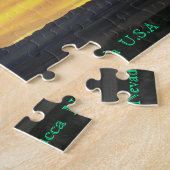 Puzzle Coucher du soleil de Winnemucca Nevada vu (Côté)