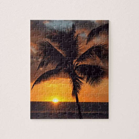 Puzzle Coucher du soleil hawaïen - 8x10 - PC 110 (Vertical)