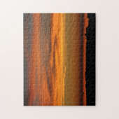 Puzzle Coucher du soleil Pacifique Puzzzle denteux fait (Vertical)