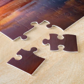 Puzzle Coucher du soleil sur les roches (Côté)