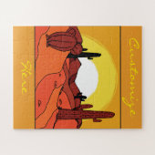 Puzzle Coucher du soleil Thunder_Cove de cactus de désert (Horizontal)