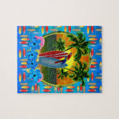 Puzzle Coucher du soleil tropical (Horizontal)