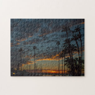 Puzzle Coucher du soleil vibrant de San Diego avec des