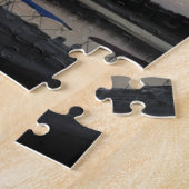 Puzzle Coucher le soleil, lever la lune sur le lac Arrowh (Côté)