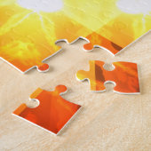 Puzzle Couchers de soleil dorés lumineux Mandala (Côté)