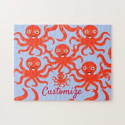Puzzle Coucou rouge souriant Octopus Thunder_Cove (Horizontal)