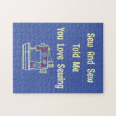 Puzzle Coudre Et Coudre M'A Dit Que Tu Aimais Coudre (Horizontal)