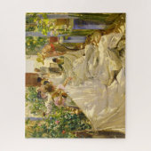 Puzzle Coudre la voile par Joaquin Sorolla (Vertical)