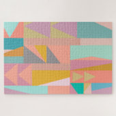 Puzzle Couleur agréable Couleur moderne Formes géométriqu (Horizontal)