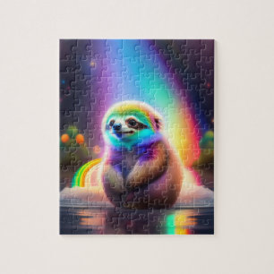 Puzzle Couleur Arc-En-Ciel Pour Bébé Cute